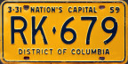 1959 District of Columbia passenger car
