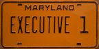 Undated Maryland Executive plate