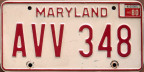 1980 Maryland passenger car