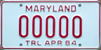 1984 expir. Maryland 8-year trailer sample