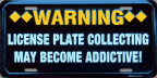 Plate collecting novelty plate