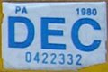 1980 sticker