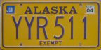 2004 Alaska charitable exempt vehicle