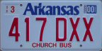 2000 Arkansas church bus