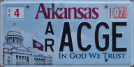 Arkansas In God We Trust