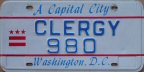 undated D.C. clergy plate