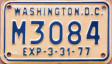 1977 District of Columbia motorcycle