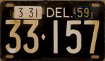 Delaware 1958-1959 porcelain