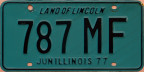 1977 Illinois mileage tax truck