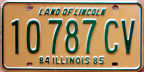 1984-85 Illinois charitable vehicle