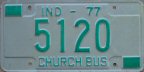 1977 Indiana church bus
