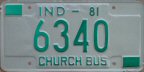 1981 Indiana church bus