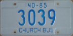 1985 Indiana church bus