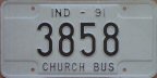 1991 Indiana church bus