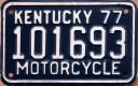1977 Kentucky motorcycle