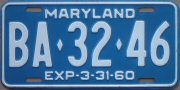 Maryland 1959-1960