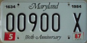 Maryland 350th Anniversary multi-purpose vehicle