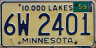 1959 Minnesota passenger car
