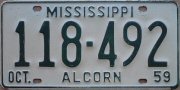 Mississippi 1958-1959