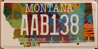 Montana Choose Life specialty plate