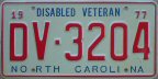 North Carolina disabled veteran