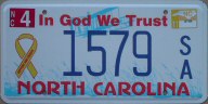 2011 North Carolina In God We Trust specialty