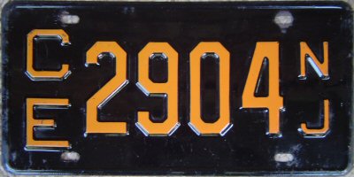 Arizona license plate registration sticker 1958 