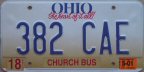 2001 Ohio church bus