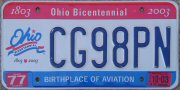 Ohio Bicentennial passenger