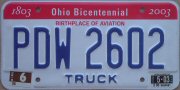 Ohio Bicentennial truck