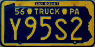 old other U.S. license plate