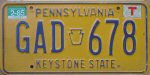 1985 yellow Keystone State passenger