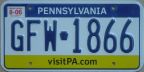 2006 Pennsylvania passenger car plate
