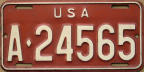 U.S Forces in Germany license plate