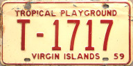 1959 Virgin Islands passenger car