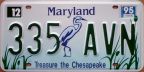 fake 1995 Maryland Chesapeake specialty plate