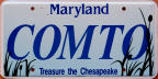 undated Maryland COMTO souvenir plate